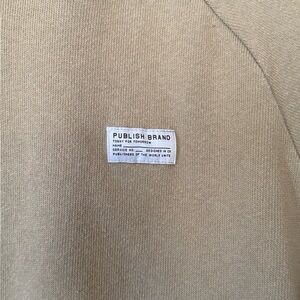 Publish Men's Beige Crewneck Hoodie